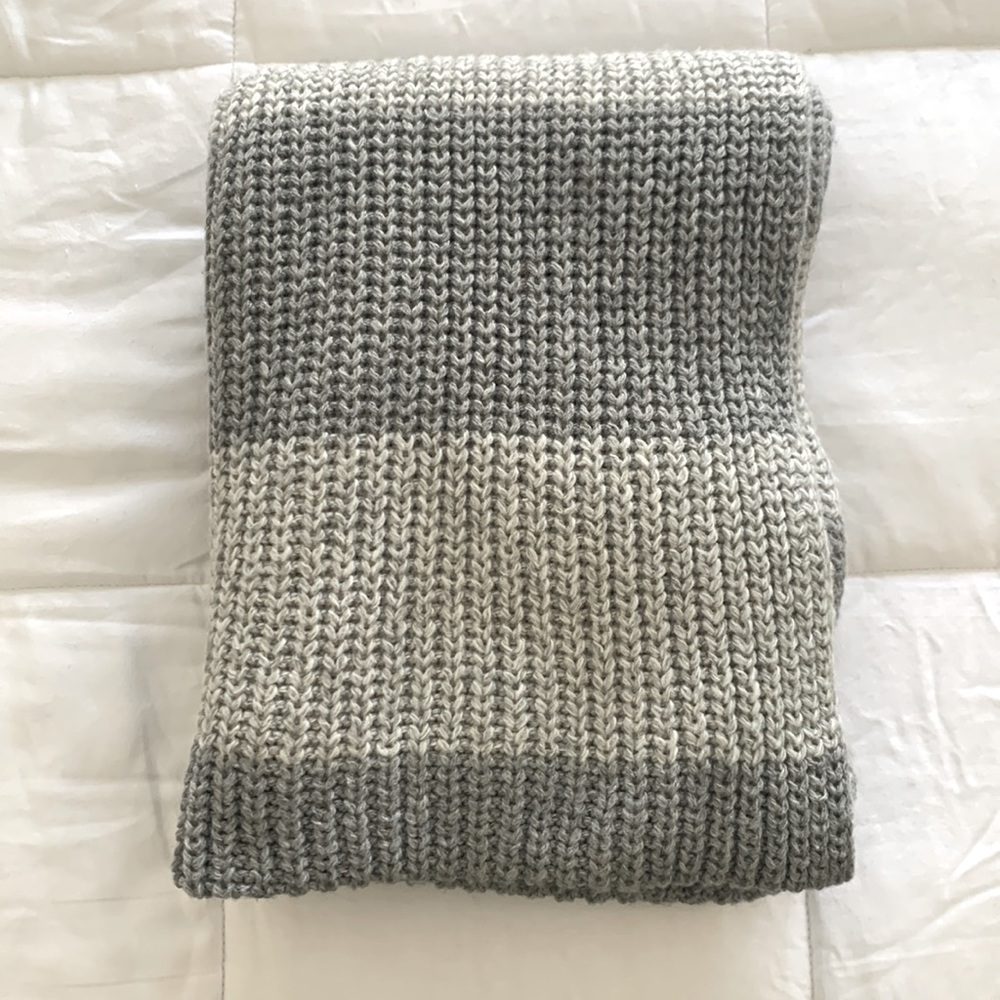 Knit Striped Scarf